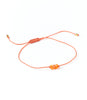 Indali Carnelian Stone Thread Friendship Bracelet - Orange, Semi Precious