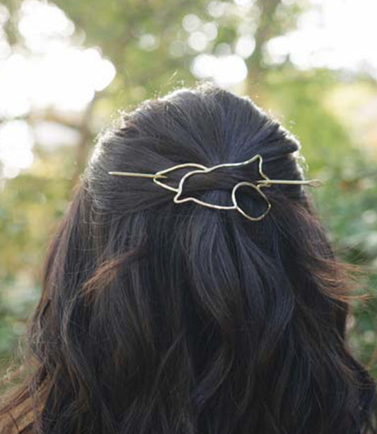 Paksa Bird Hair Pin - Slide With Stick