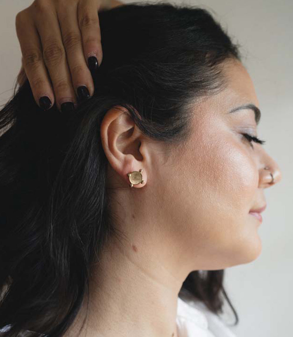 Pari Dot Disc Earring Set - Set of 2