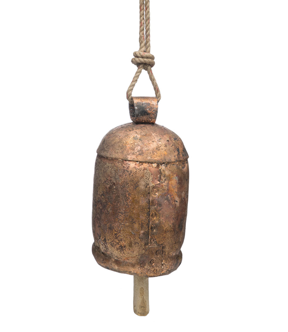 XL Rustic Noah Cow Bell Wind Chime - Hand Tuned