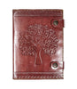 Aranyani Tree of Life 5x7 Leather Journal - Refillable Recycled Paper