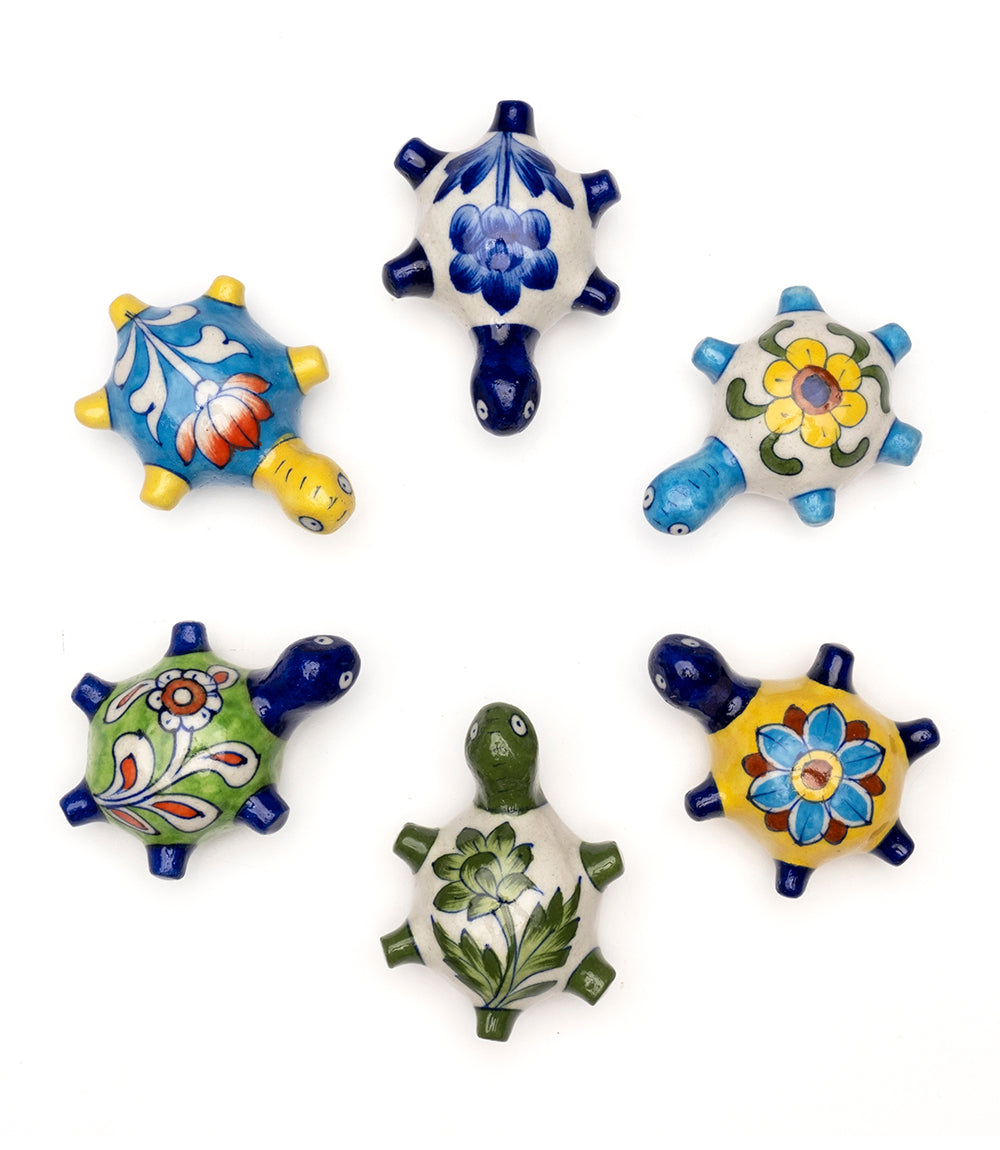 Jalini Turtle Desk Accessory - Hand Painted, Assorted