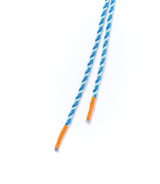Lokachari Blue Twisted Shoelaces