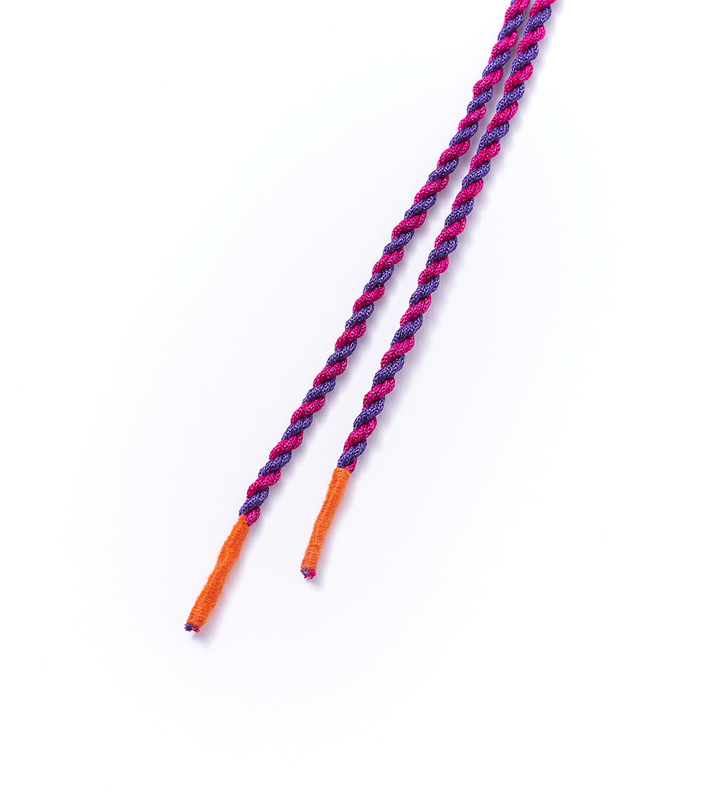 Lokachari Pink Purple Twisted Shoelaces