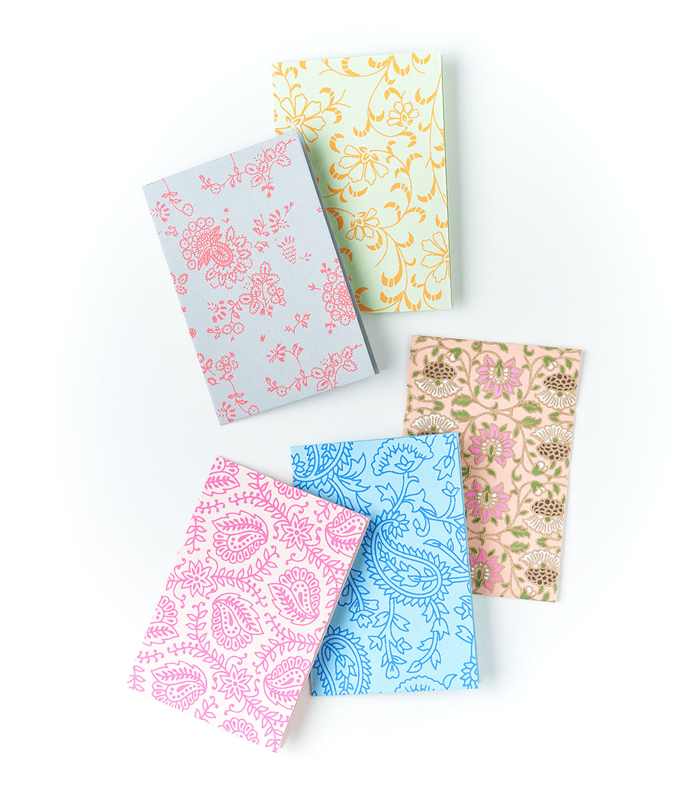 Nikhila 4x6 Note Cards (Set of 8) Recycled Paper - Assorted