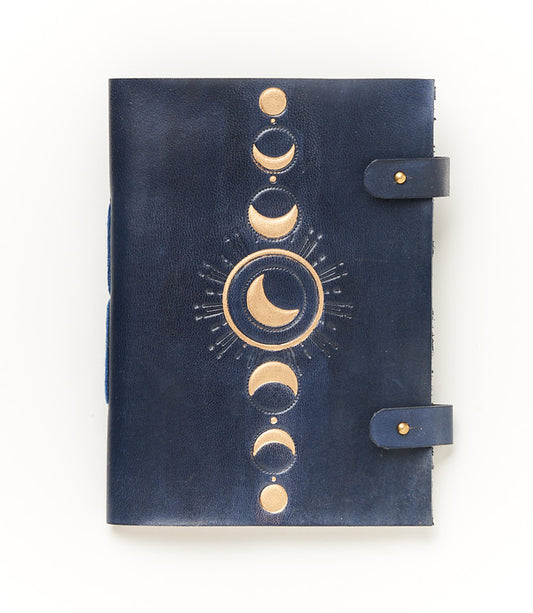 Indukala Moon Phase 5x7 Leather Journal