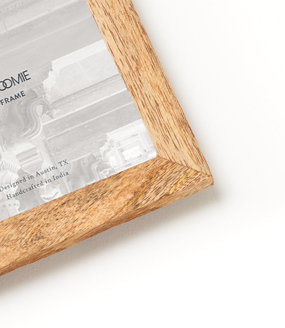 Bimala 6x6 Wood Quilling Card Frame - Handmade Fair Trade