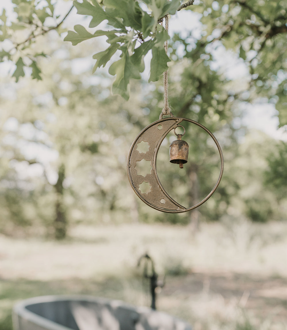 Devani Moon and Stars Bell Wind Chime