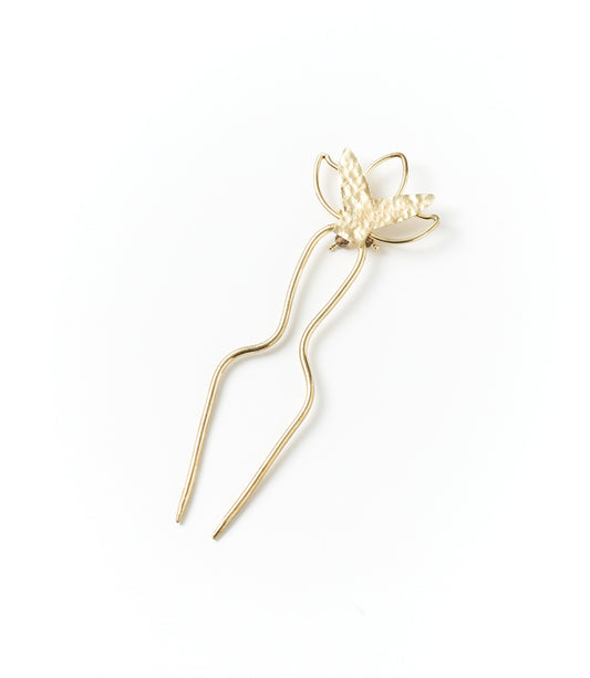 Kairavini Lotus Hair Pin - Gold