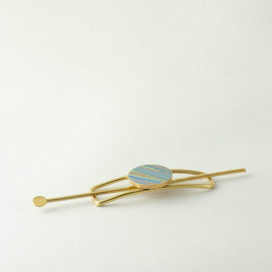 Ria Hair Slide with Stick - Reconstituted Stone