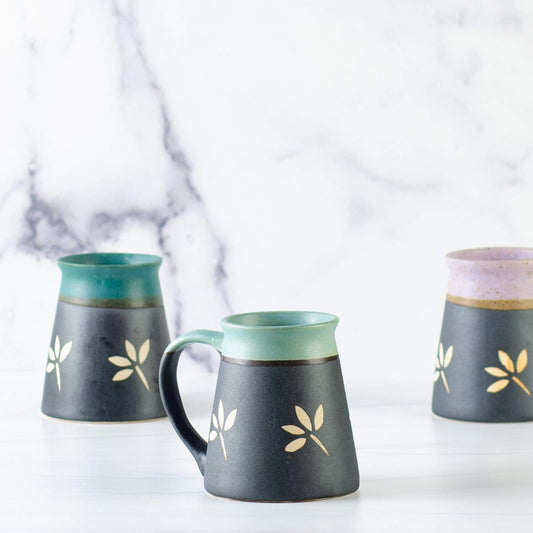 Ruhi Blue Ceramic Mug - Handmade, Fair Trade