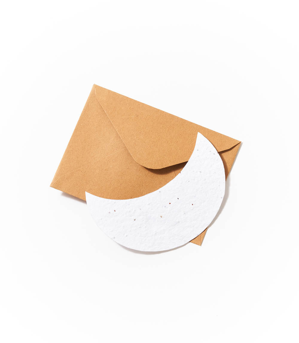 Amala Moon Seed Paper Note Cards (Set of 8) - Plantable