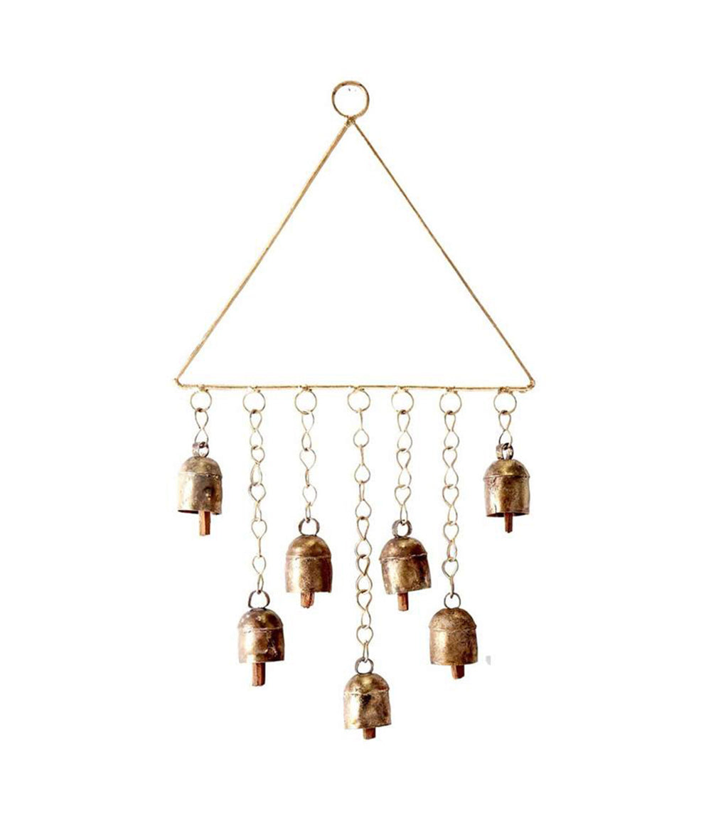 Air Element Triangle Bell Wind Chime - Garden Decor