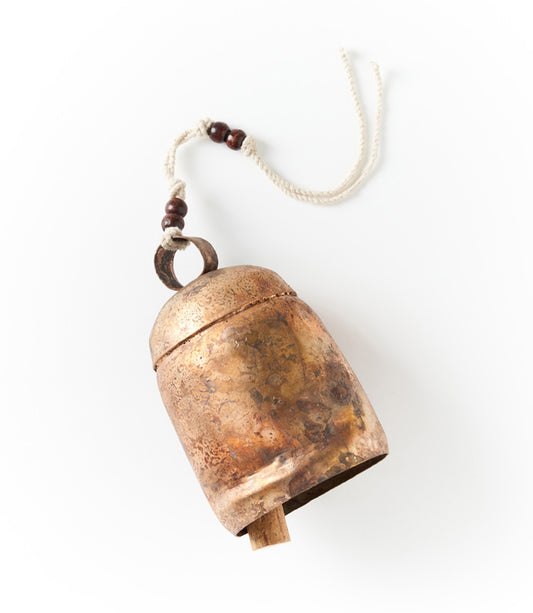6.5" Rustic Noah Cow Bell Wind Chime - Hand Tuned