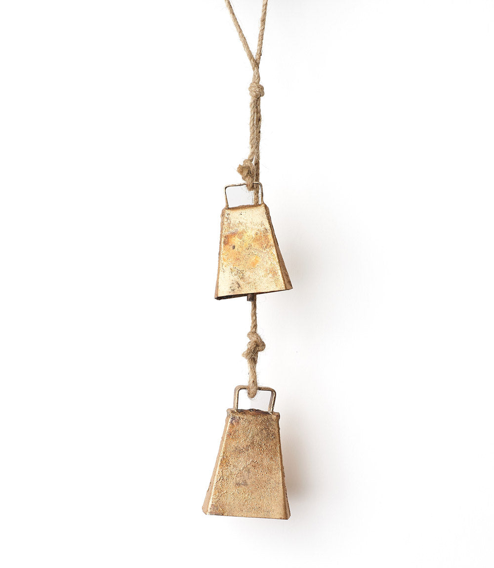 Cascade Box Bells Hanging Wind Chime - Hand Tuned, Garden Patio