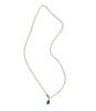 Indali Aventurine Gemstone Drop Necklace - Green, Semi Precious