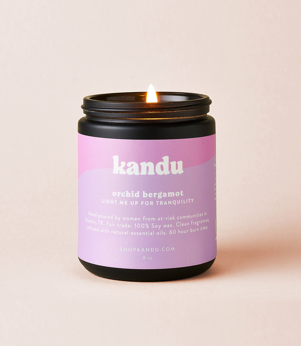 Orchid Bergamot 8oz Candle