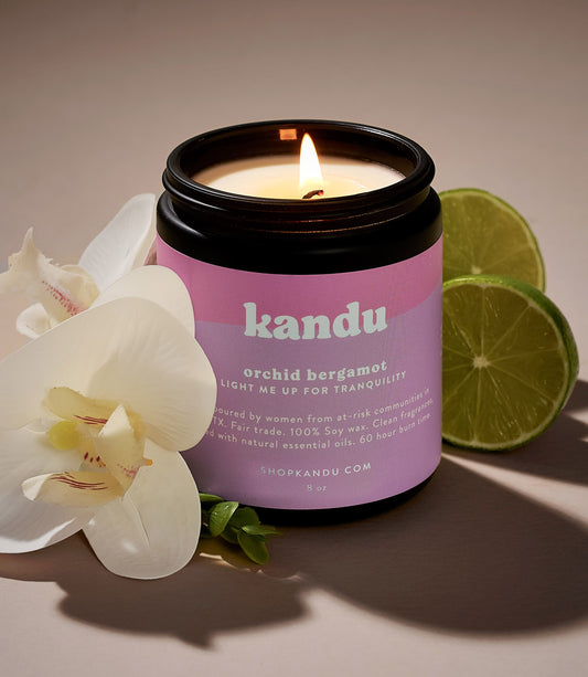 Orchid Bergamot 8oz Candle