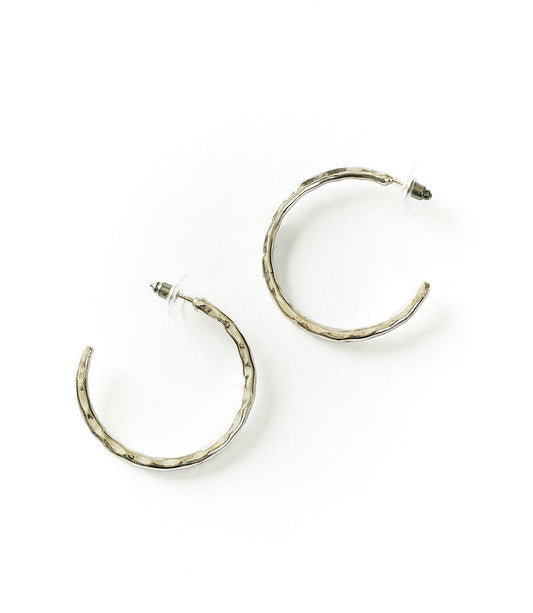 Bhavani Hammered Hoop Earrings