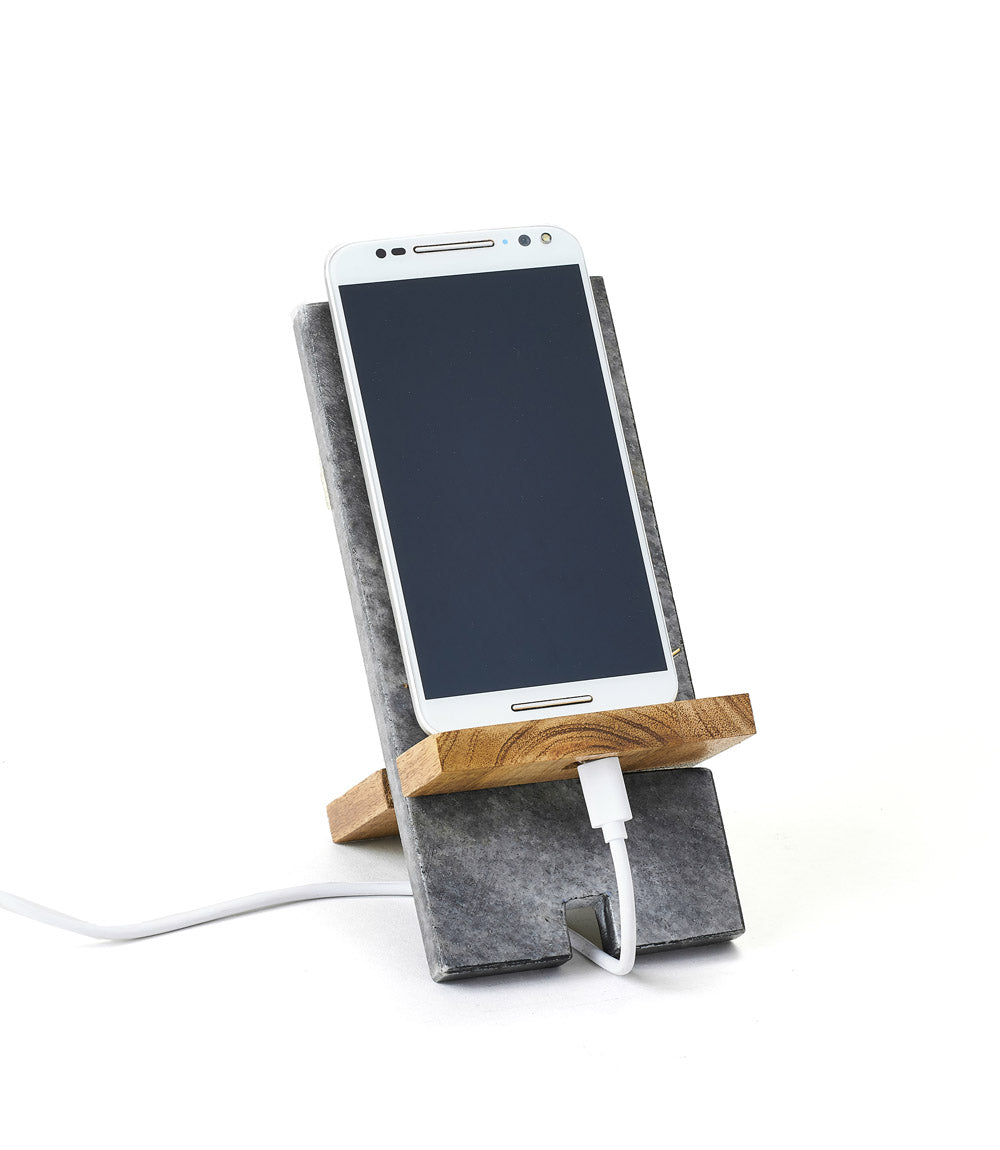 Indukala Sunrise Black Marble Phone Stand