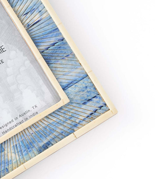 Neela 4x6 Picture Frame - Carved Bone