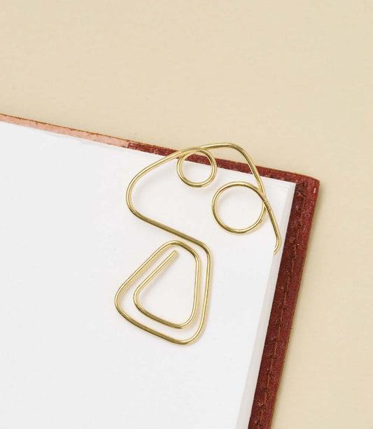 Kitaab Mushroom Wire Bookmark - Gold