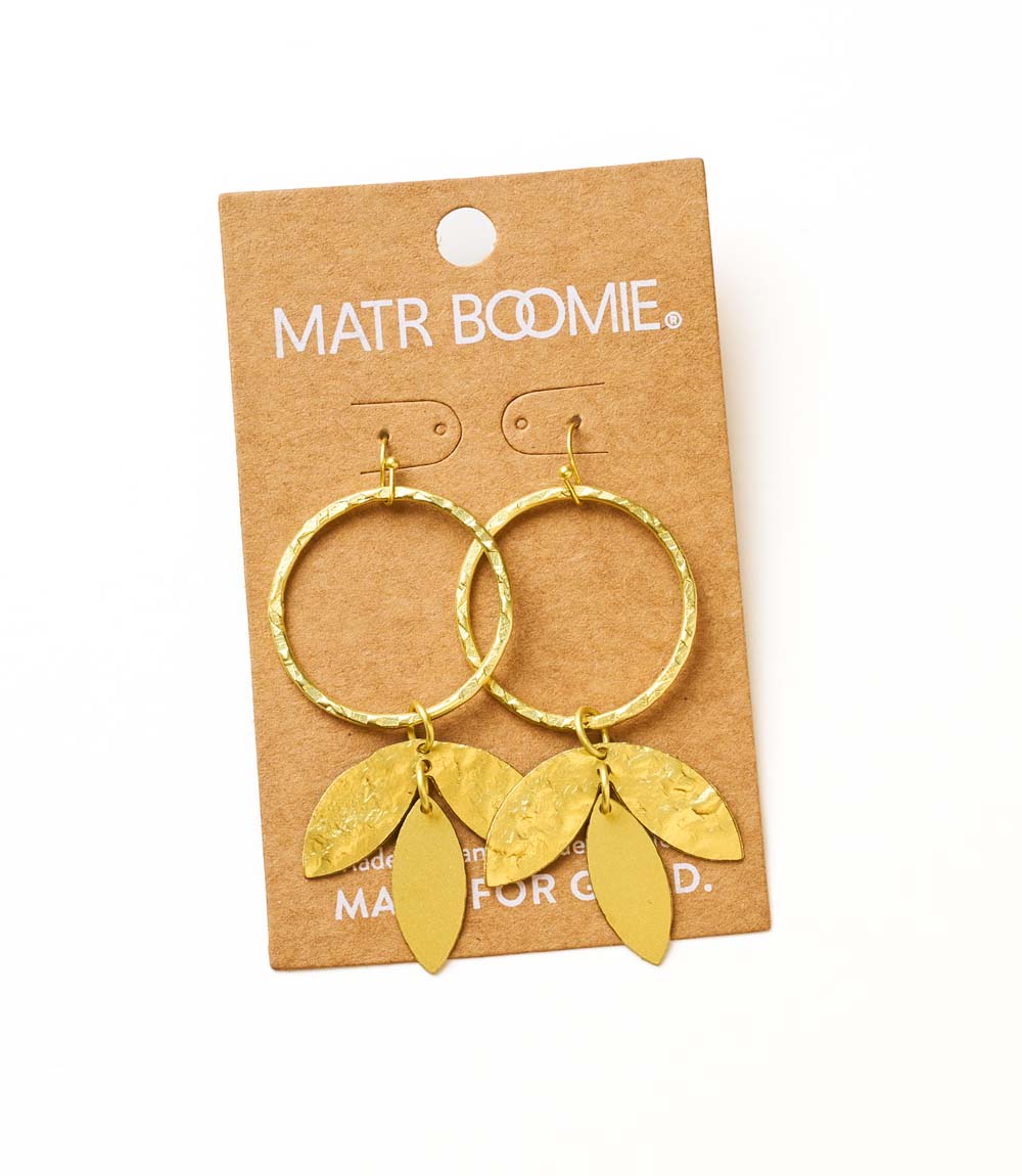 Aamani Vine Hoop Earring