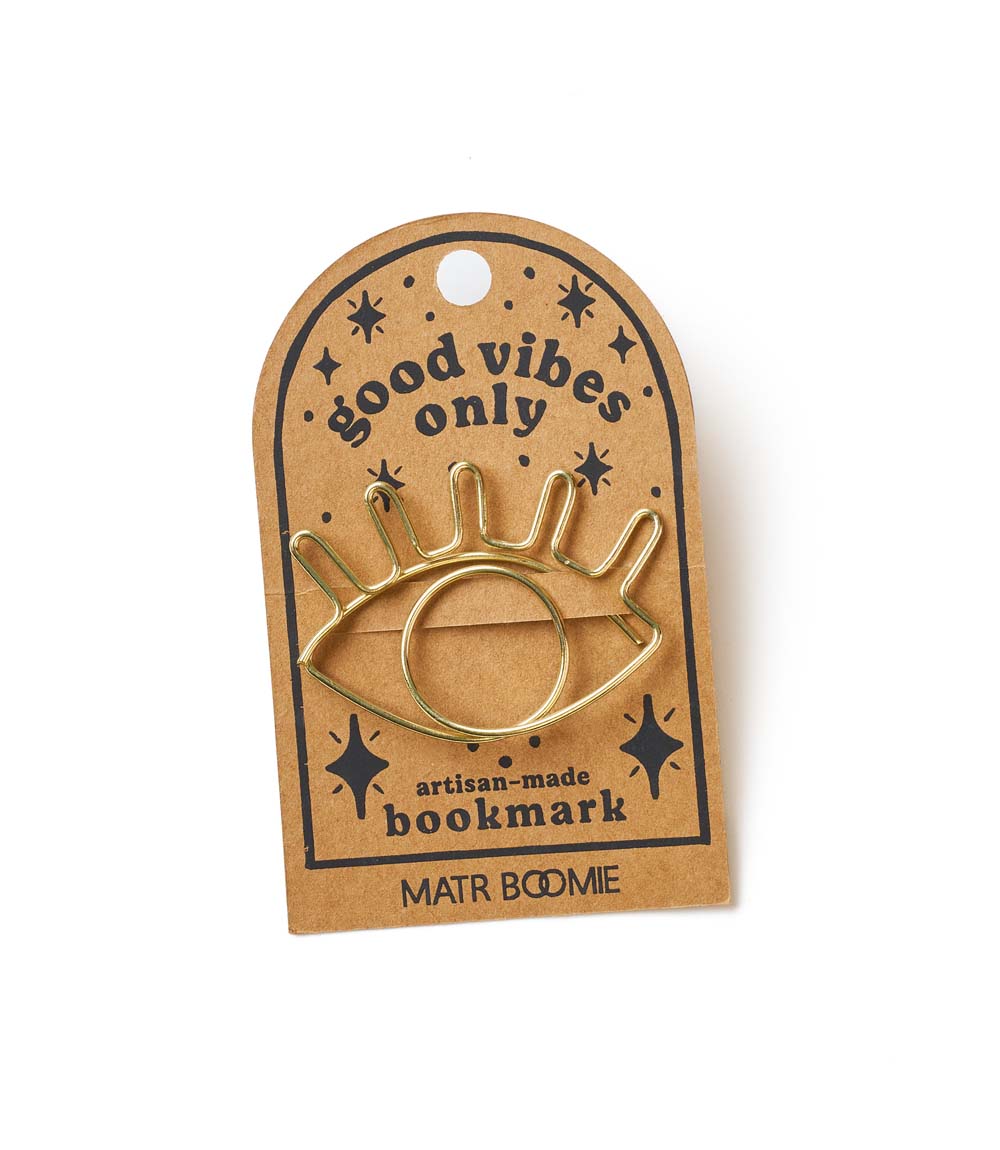 Kitaab Evil Eye Wire Bookmark - Gold