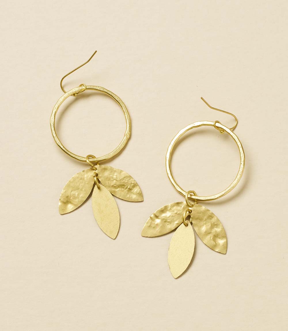 Aamani Vine Hoop Earring