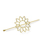Suryamukhi Sunflower Hair Pin - Slide with Stick - Gold