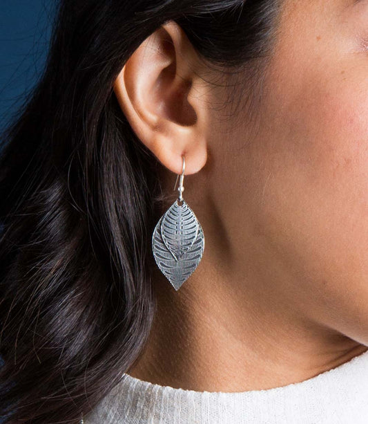 Sanctuary Leaf Drop Earrings