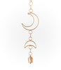 Indukala Small Moon Phase Bell Wind Chime - Handmade