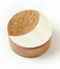 Nakshatra Moon Stars Pivot Box - Bone, Wood, Brass