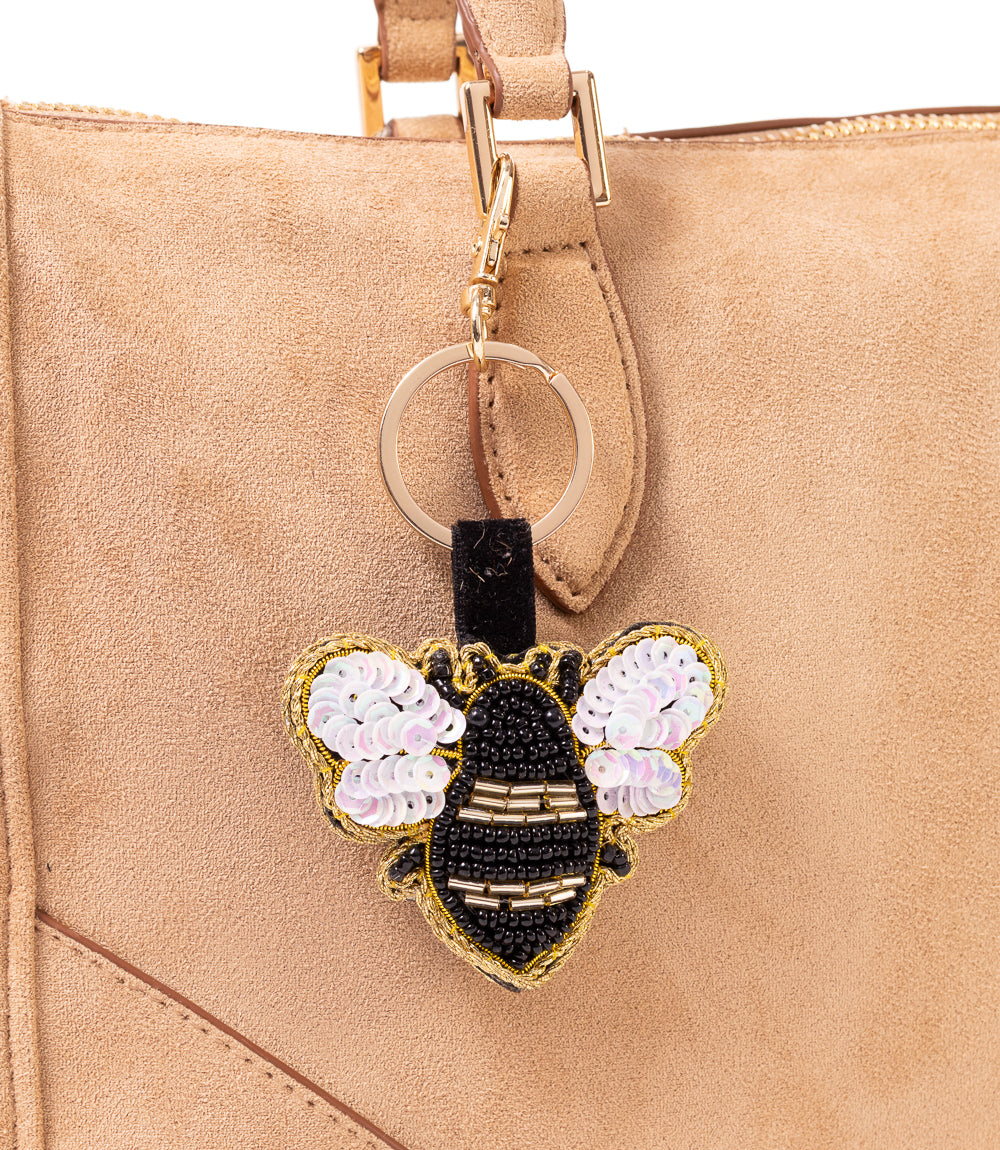 Raksha Bee Bag Charm Keychain