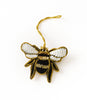 Larissa Plush Bee Beaded Felt Ornament - Embroidered