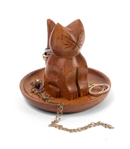 Cat Ring Holder and Jewelry Dish