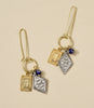 Drishti Evil Eye Dangle Drop Charm Earrings