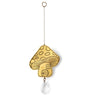 Surya Mushroom Engraved Brass Suncatcher