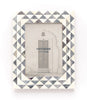 Varuna 5x7 Gray & White Picture Frame - Handmade