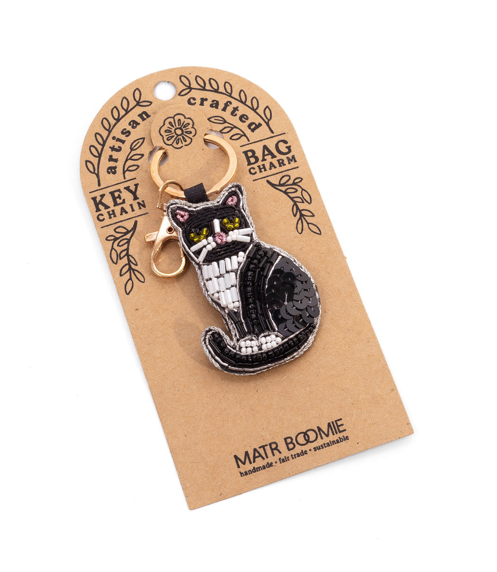 Raksha Cat Bag Charm Keychain