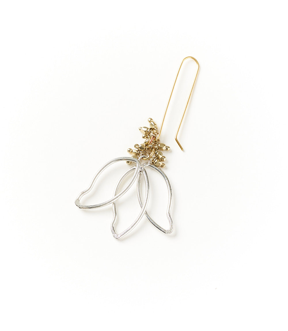 Kairavini Lotus Petal Drop Earrings
