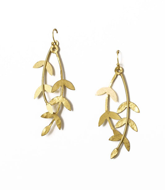 Aamani Linear Vine Dangle Earring