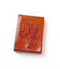 Texas Bluebonnet Leather Playing Cards Set