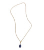 Indali Sodalite Semiprecious Gemstone Drop Necklace - Blue