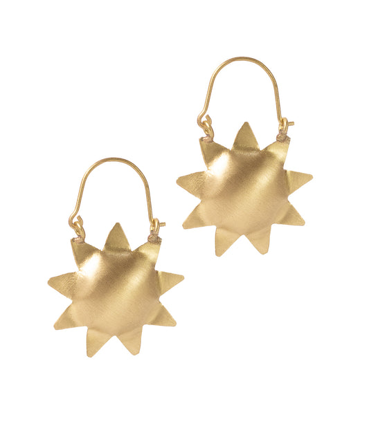 Pratima Sun Hoop Earrings