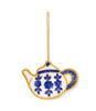 Larissa Teapot Beaded Ornament - Hand Embroidered