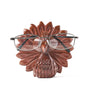 Peacock Glasses Holder Stand - Handcrafted Wood