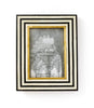 Rajiva 5x7 Black & Cream Picture Frame - Hand Carved Bone