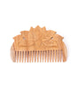 Lotus Flower Neem Wood Comb