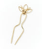 Kairavini Lotus Hair Pin - Gold